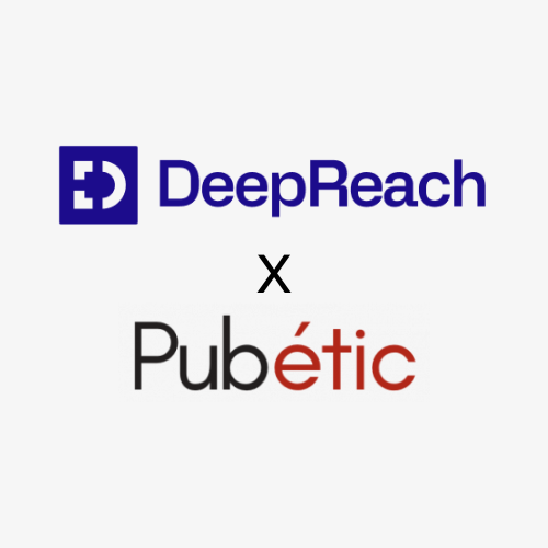 Visuel logos DeepReach et Pubétic