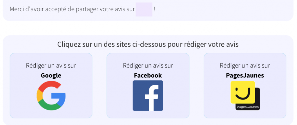 avis Illustration pour les avis clients
